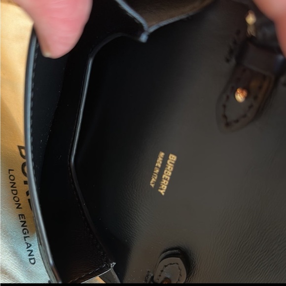 BURBERRY Micro Olympia Tartan Nylon Twill Shoulder Bag - Picture 12 of 13